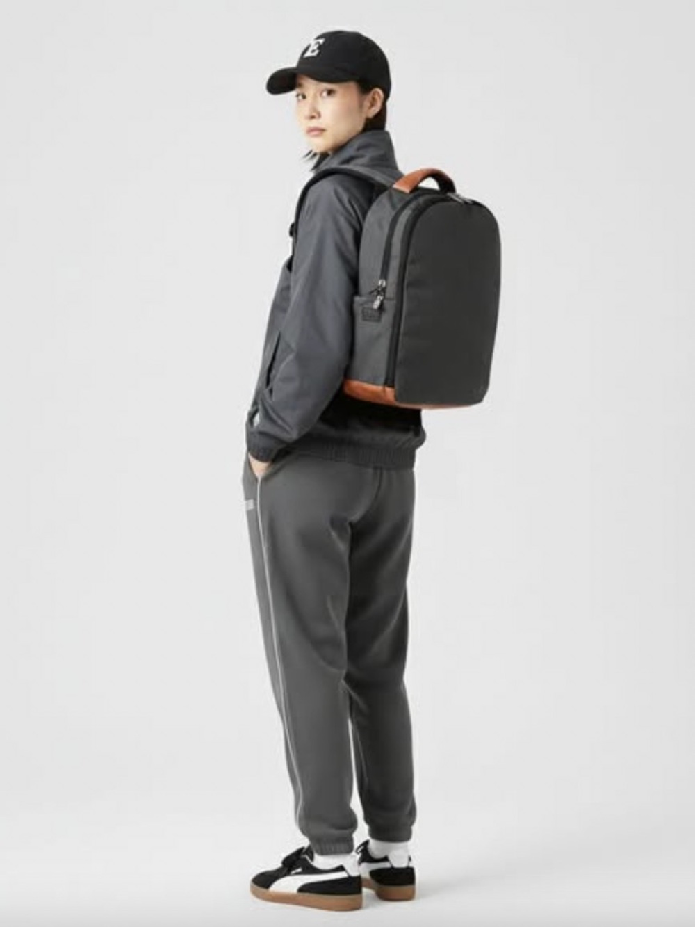 PKG Recycled Durham Commuter Grey Backpack